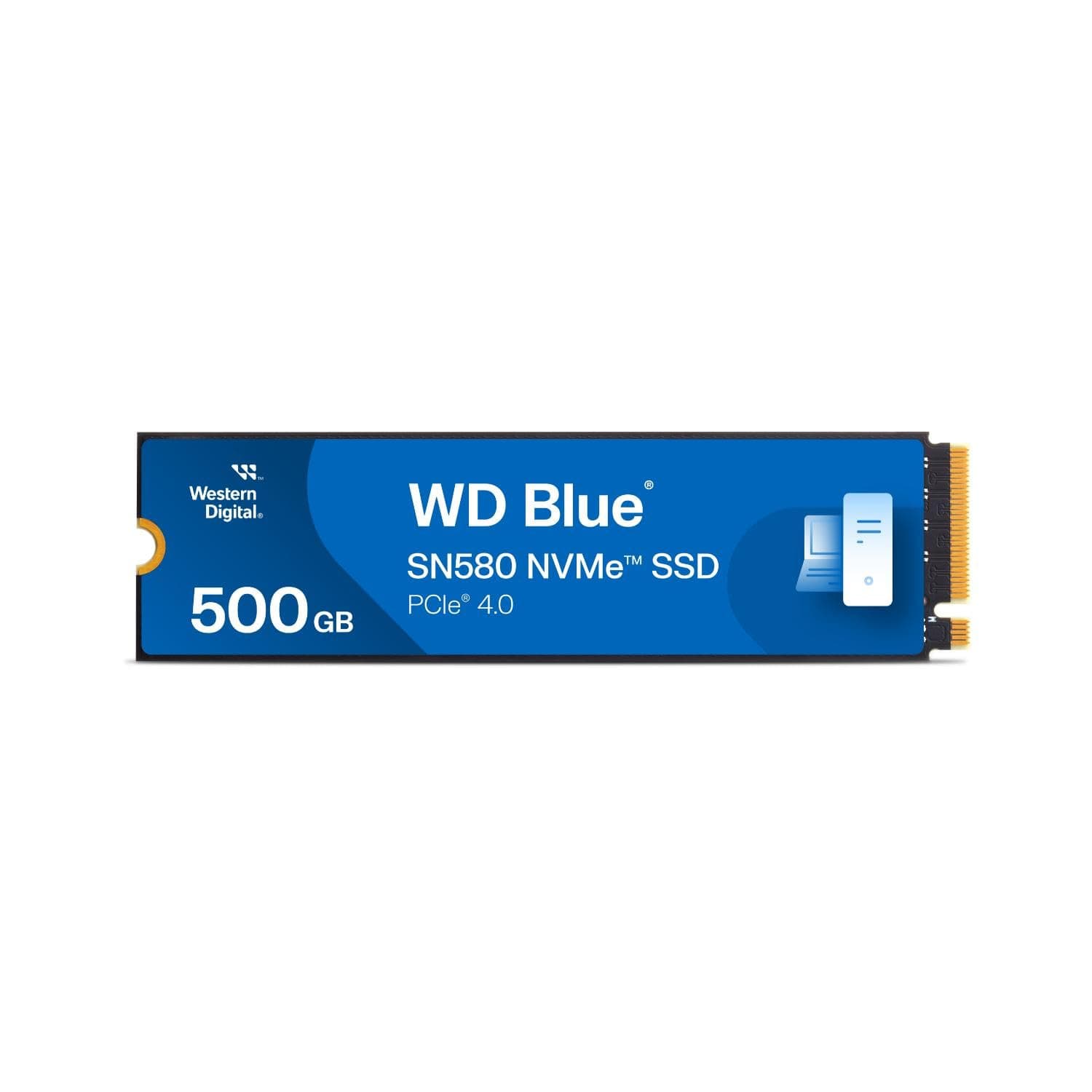 WD Blue SN580 PCIe Gen 4 NVMe SSD Internal Storage, 500GB