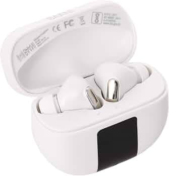 Baani Audio BT102 Truly Wireless in Ear Bluetooth Earphones Quad mic Technology ENC with 40 Hrs. Playtime Heavy Bass Sound Quality, Low Latency for Ga...