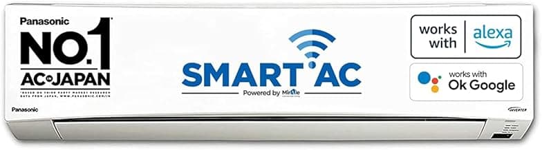 Panasonic 2 Ton 3 Star Wi-Fi Twin-Cool Inverter Split Air Conditioner (Copper, Auto Convertible, Shield Blu Anti-Corrosion Technology, 2021 Model, CS/