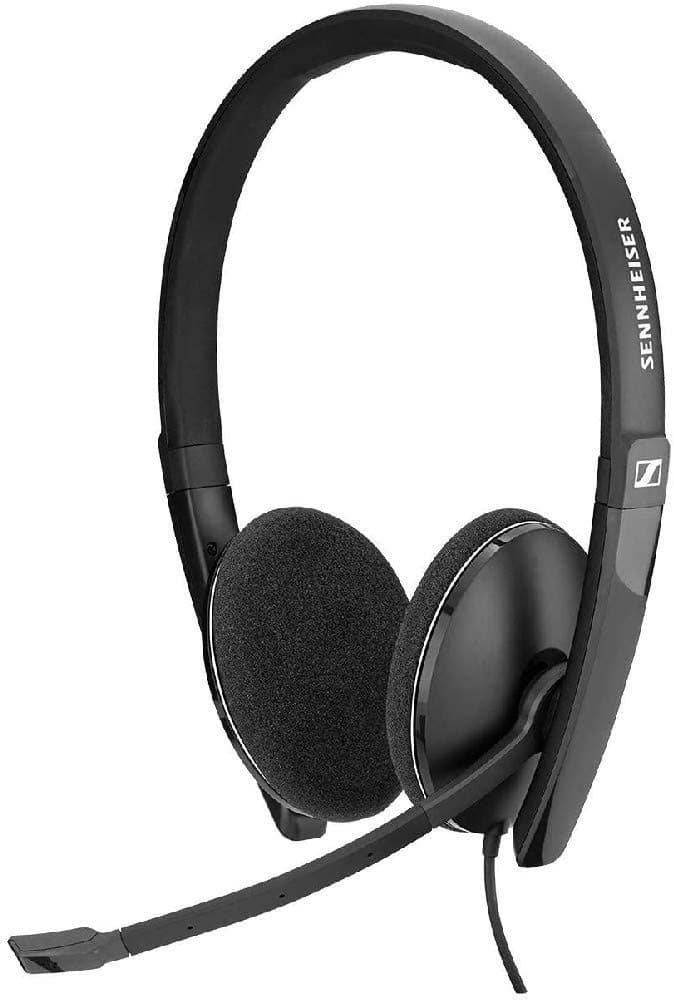 Sennheiser PC 3.2 Chat - Lightweight Stereo Headset with Adjustable Noise-Cancelling Microphone - for Internet Telephony and E-Learners - PC Connectiv...