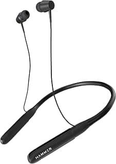 (Renewed) Hammer Sting 2.0 Ear Phone, Wireless Neckband, Made in India Up to 50 Hours Battery Backup Fast Charging Powerful Vibrations for Notificatio