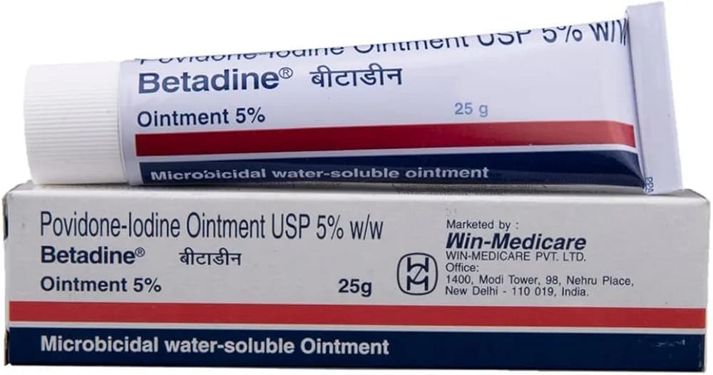 Betadine 5% - Tube of 125g Ointment