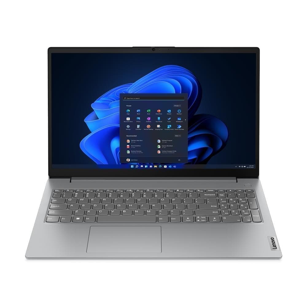 Lenovo V15 G4 AMD Athlon Silver 7120U Laptop 8GB LPDDR5 Ram, 512 GB SSD PCIe, Windows 11/MS Office,15.6" FHD Screen, AMD Radeon 610M, Silver, 1 Year B...