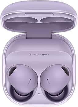 Galaxy Buds2 Pro, with Innovative AI Features, Bluetooth Truly Wireless in Ear Earbuds with Noise Cancellation (Bora Purple) [US Version, 1Yr Manufact...