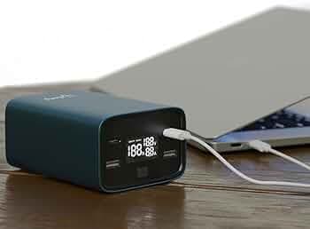 Lifelong 100W 27000 mAh 4-in-1 Fast Charging Power Bank with 2 Type C PD Output Ports & 2 USB Output Ports Compatible with Laptop, Android Smartphones...
