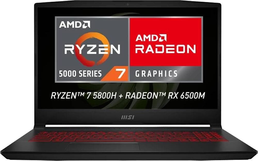 MSI Bravo 15 Ryzen 7 Octa Core 5800H - (8 GB/512 GB SSD/Windows 11 Home/4 GB Graphics/AMD Radeon RX6500M/144 Hz) Bravo 15 B5ED-034IN Gaming Laptop (15...