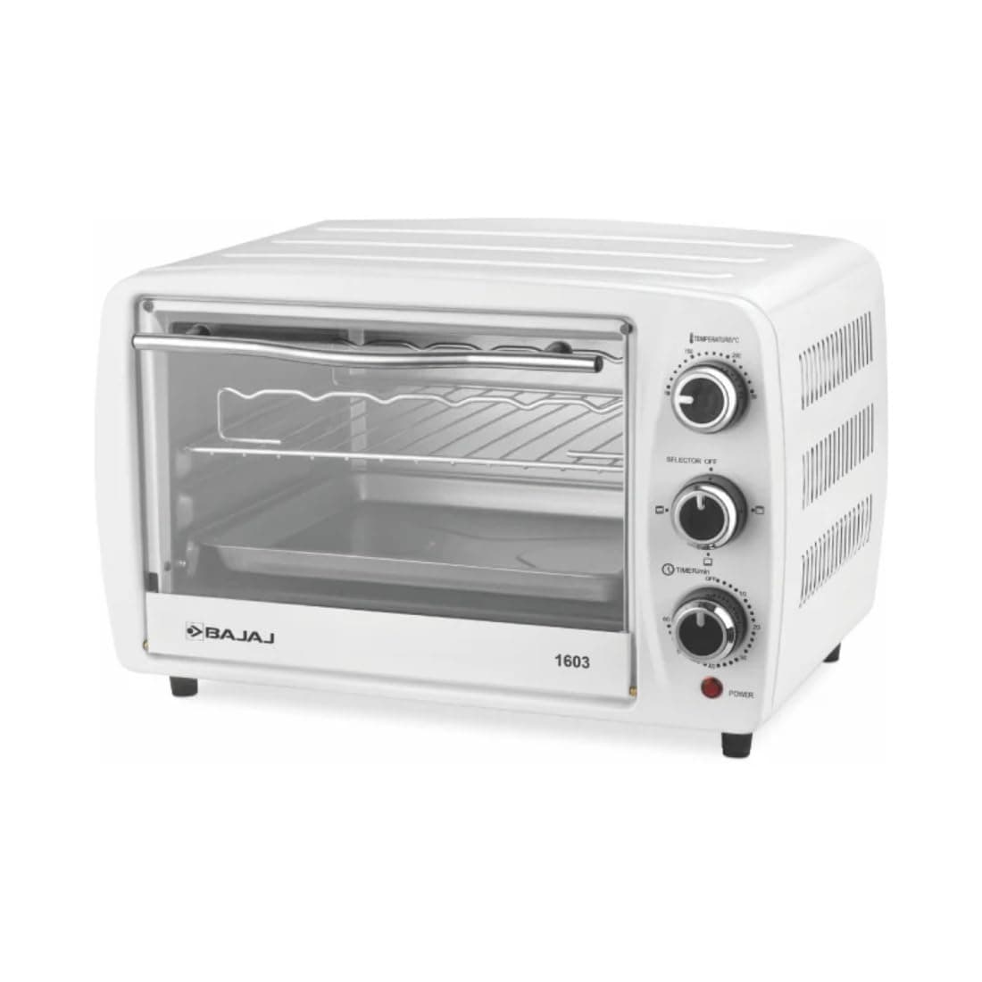 Bajaj 1603T 16 Liter Oven Toaster Grill, White