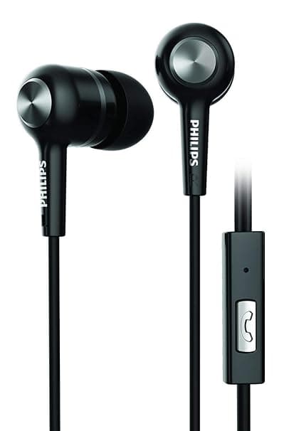 (Renewed) Philips Earphone SHE1505BK (Black) In-Ear