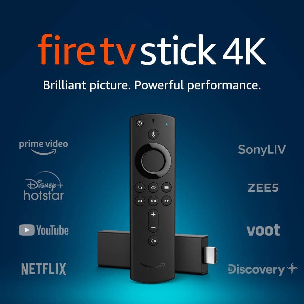 Certified Refurbished Fire TV Stick 4K with Alexa Voice Remote | Stream in 4K resolution