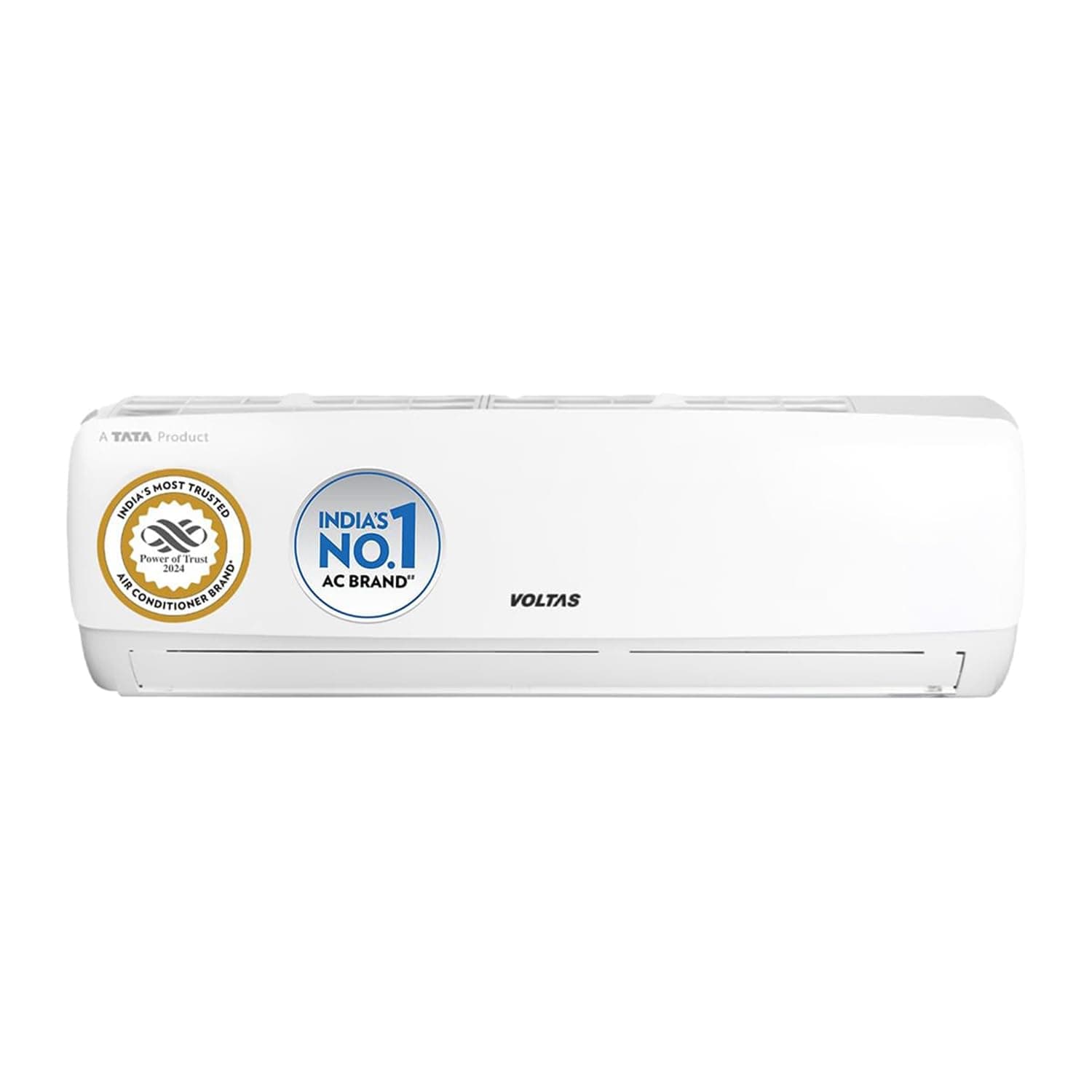 Voltas 1 Ton 3 Star Fixed Split AC (Copper, 123 Vectra Elegant, 2023 Model, LED Display, White)