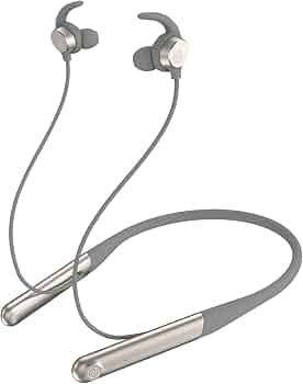 (Renewed) Noise Flair in-Ear Wireless Bluetooth Smart Neckband Earphone with Touch Controls, 35 Hour Playtime, Environmental Cancellation with mic, Fa...