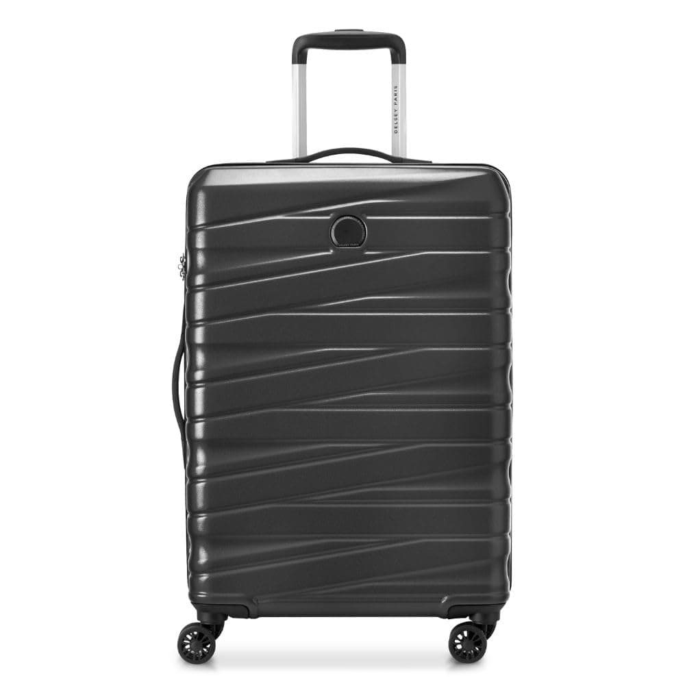 DELSEY Paris Tiphanie 76 Cm 4 Double Wheel Polycarbonate Large Graphite Hard Suitcase
