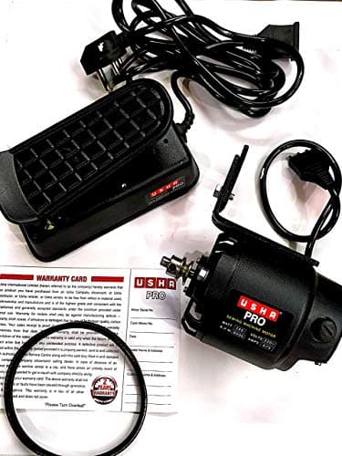 USHA Sewing Machine Industrial Motor PRO Model(Umbrella Model)- Sewing Machine Motor,Black