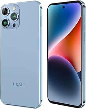IKALL S1 Smartphone with 6.8" Display (6GB, 128GB) (Triple Camera, Ram Expansion Upto 6GB) (Blue)