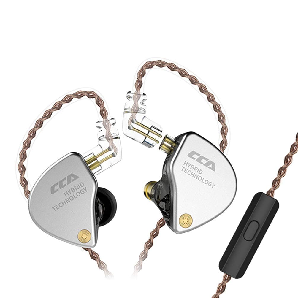 CCA CA4 Wired In Ear Earphones with Mic (Black) In-Ear