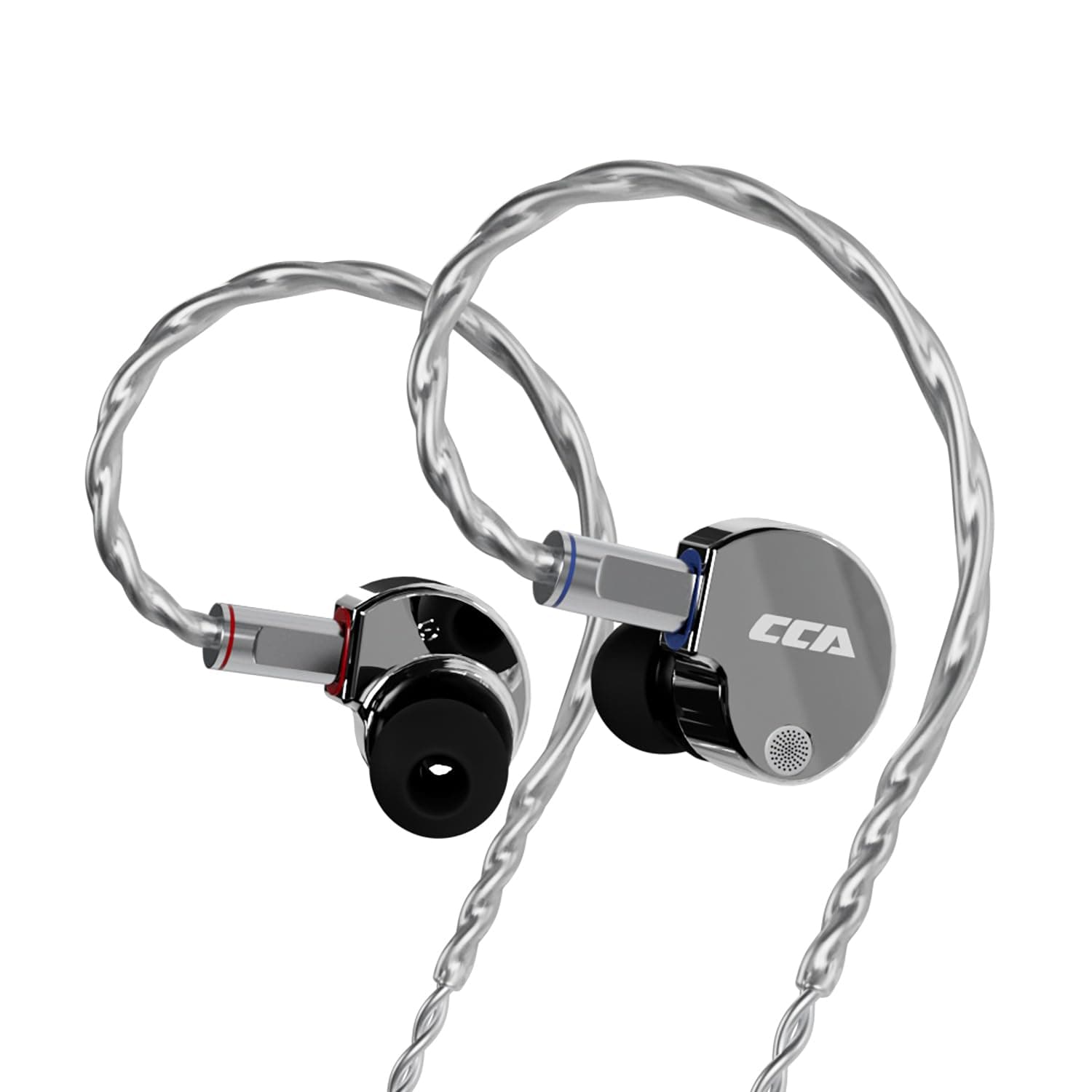 CCA Phoenix in-Ear Monitor Headphones, Dual-Magnet Dynamic Driver IEM with HiFi Clear Sound & Deep Bass, Full-Metal Professional Gaming Earbuds for Mu...