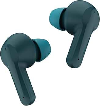 Defy Gravity Zen TWS Earbuds with 24 HRS Playback, Fast Charge, Low Latency, ENC Solution, Quick Pair & Connect(Dark Cyan)
