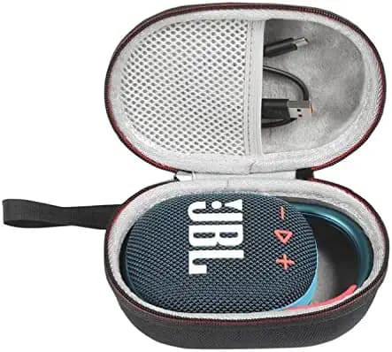 M.G.R.J® Portable Carrying Case Cover for JBL Clip 4 (Hard|EVA|Black)