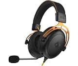 Cosmic Byte Olympus 7.1.4 Surround Wired Gaming Headset with THX Spatial Audio +, 53mm Neodymium Drivers, Detachable ENC Mic, Camera Head Tracking, for PC, PS4, PS5, Software Support (Black)