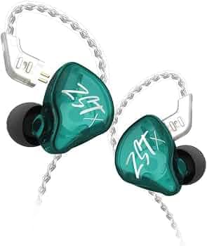 KZ ZST X in-Ear Monitors, Upgraded Dynamic Hybrid Dual Driver ZSTX Earphones, HiFi Stereo IEM Wired Earbuds/Headphones with Detachable Cable for Music...