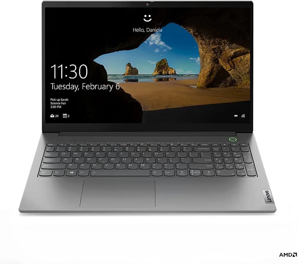 (Renewed) Lenovo ThinkBook 15 AMD Ryzen 5 5500U 15.6" (39.62cm) FHD 220 nits Antiglare Thin and Light Laptop (8GB/512GB SSD/Windows 11/MS Office/Mineral Grey/1.7 Kg), 21A4A09UIH