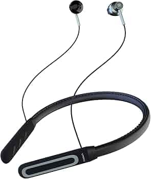 VARNI B950 Wireless in-Ear Bluetooth Neckband with Up to 25 Hours of Playback, Magnetic Earpieces, Noise Cancelling, TWS Function, Comfortable Fit, Bl...