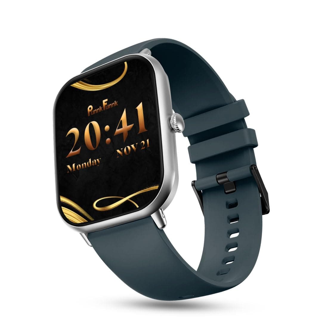 PunnkFunnk NovoLux HD Display Smartwatch for Men & Women | Bluetooth Calling | Heart Rate | Sleep Monitor | 113+ Sports Modes | IP67 Waterproof Smartw...