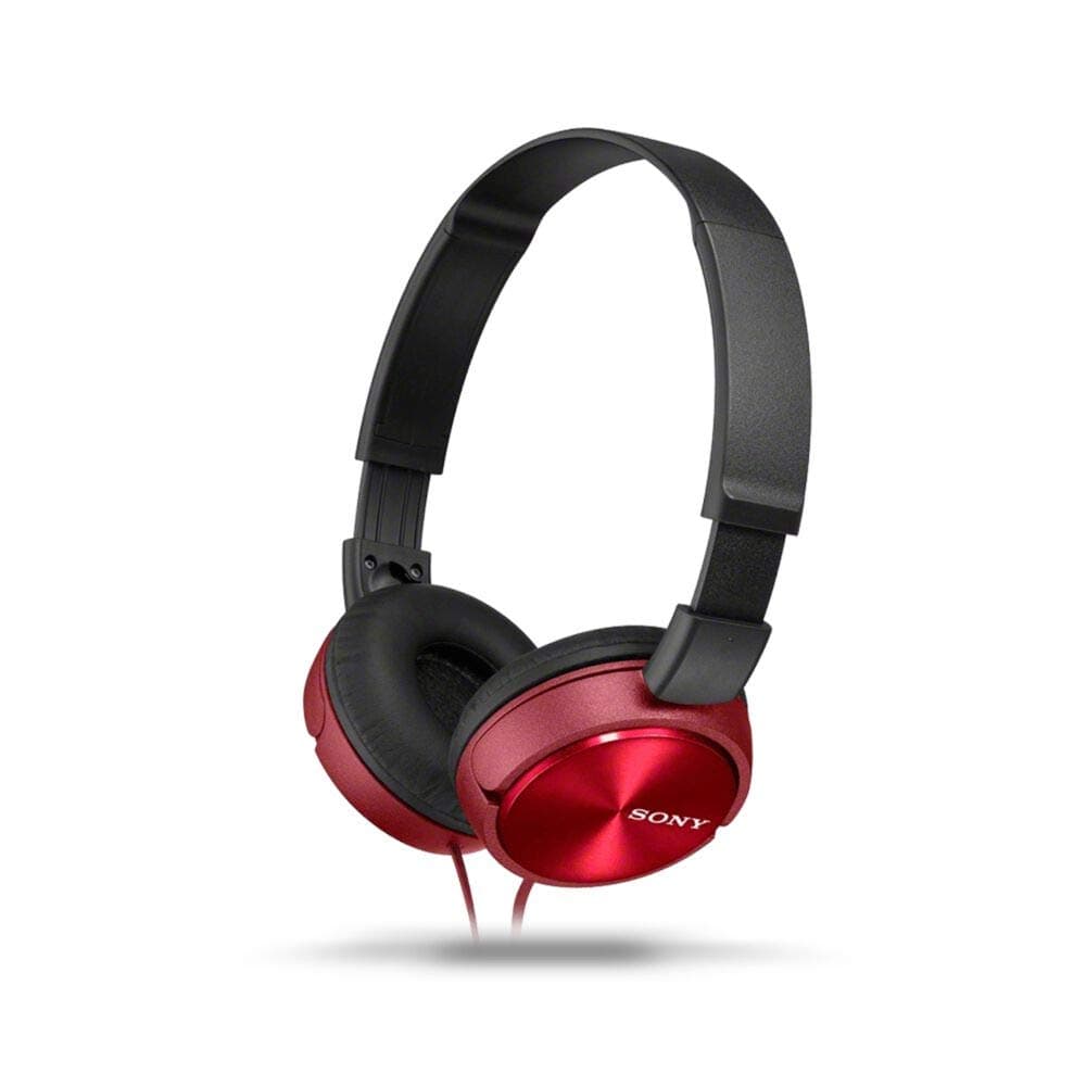 Sony MDR-ZX310AP Sound Monitoring Headphones Red