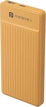Portronics Luxcell B 10K 10000 mAh 22.5W Fast Charging Power Bank, Ultra Slim Power Bank with Mach USB-A Output, Type C PD Output, Type C Input, Wake ...