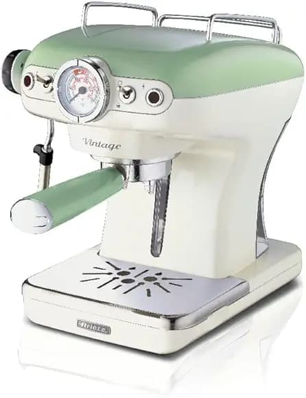 Ariete 1389 Espresso coffee machine/ coffee maker/ Espresso coffee maker: Italian Brand (Green); Ariete- A DeLonghi Company