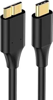 rts USB C Type C External Hard Drive Cable Hdd Cable Gold-Plated Plugs 10Gbps Fast Charging & Syncing Cord Compatible with Portable Hard Drives WD, Se...