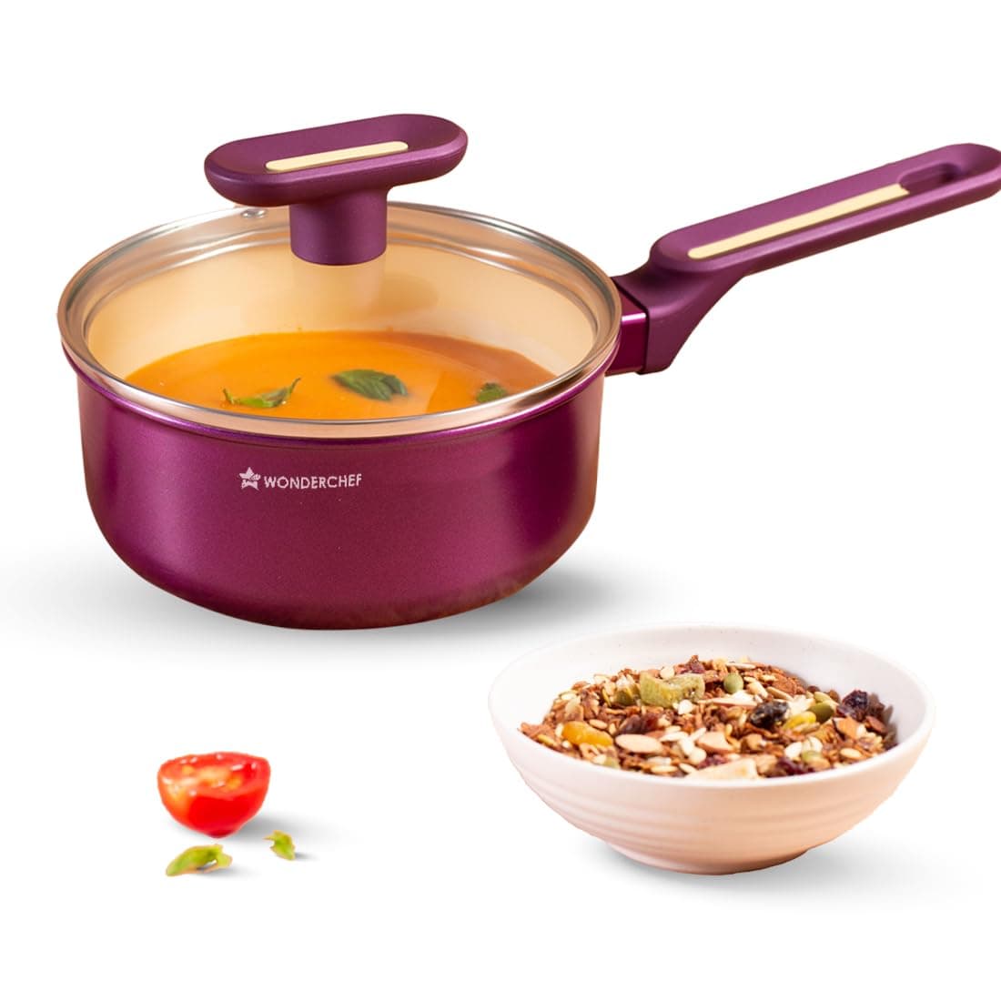 Wonderchef Bellagio Tawa 16 Cm Diameter With Lid