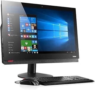 (Renewed) Lenovo Thinkcenter M910z 22-inch (55.88 cm) All-in-One ( Core i5 6500T 4 GB 500GB HDD Windows 10 Pro MS Office Intel), Black