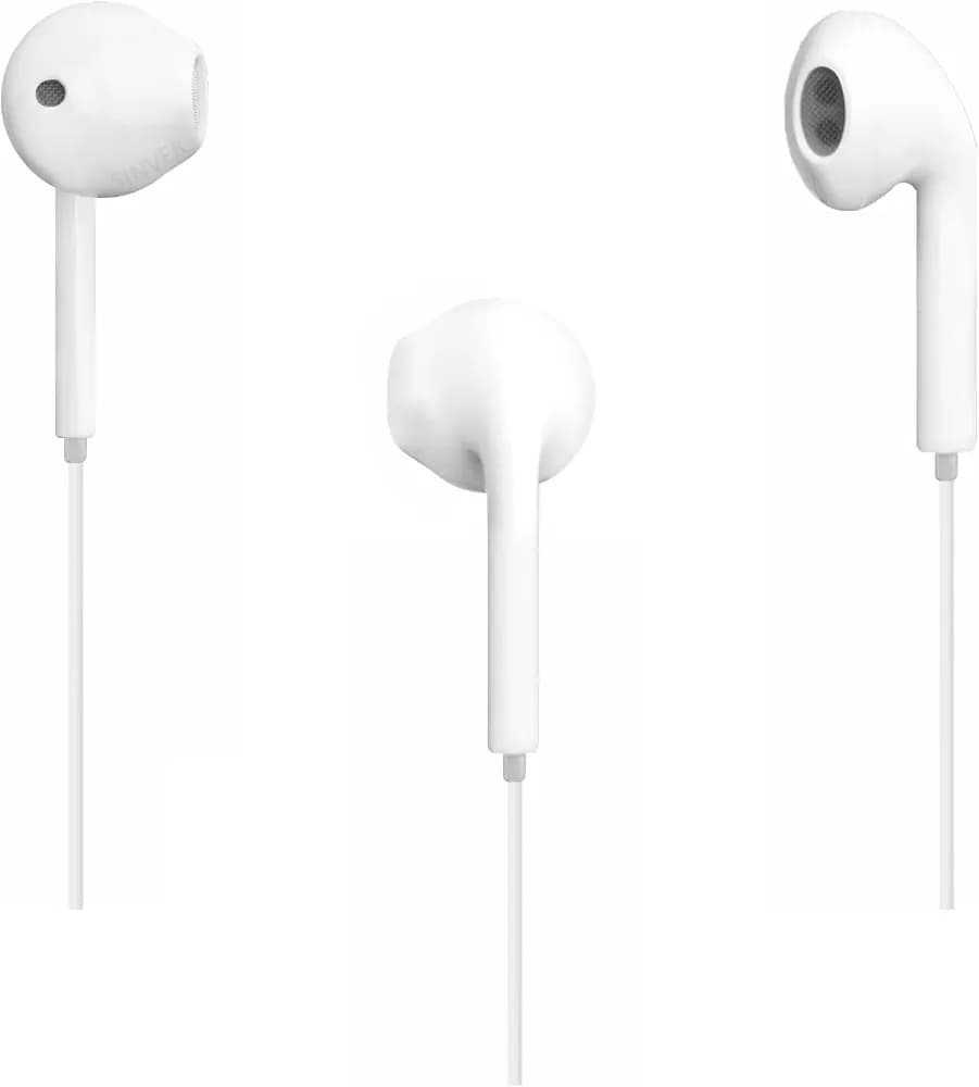 SINVER - Like Wired Stereo Deep Bass Earphones with Built in-line Mic, Call Answer with mic in-Ear Headphone Compatible with 3.5mm Universal Jack