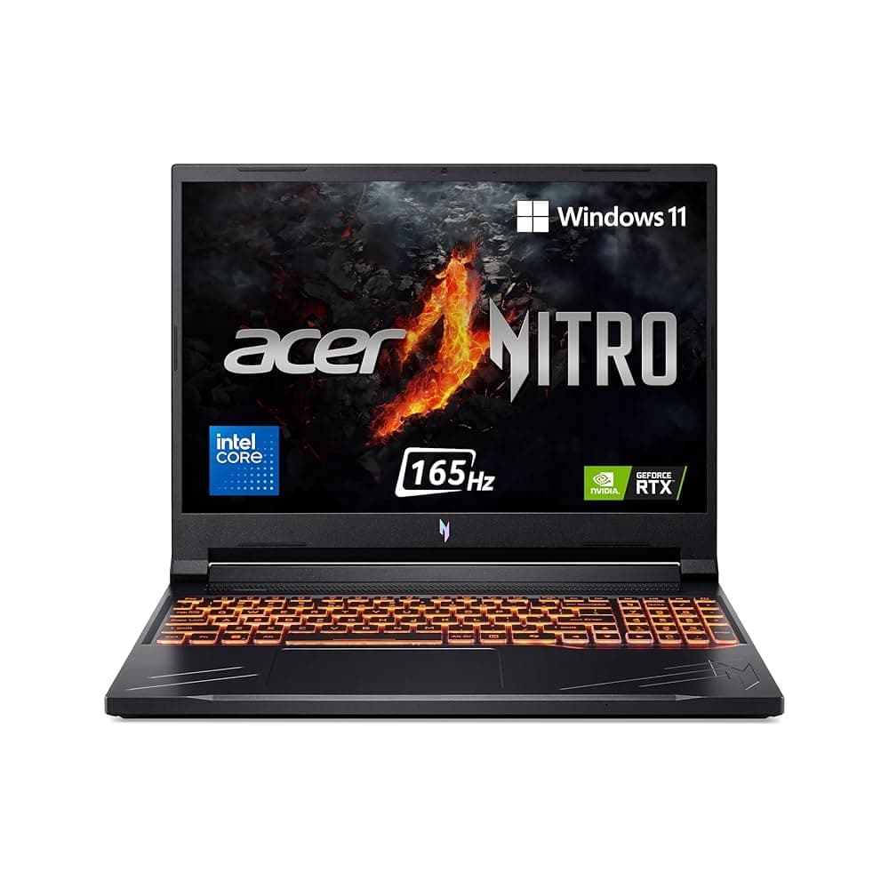 Acer Nitro V 15, Intel Core 5 210H Processor, RTX 4050-8 GB GDDR7, 16 GB, 512 GB, FHD IPS, 15.6"/39.62cm,165Hz, Win 11 Home, Obsidian Black, 2.1 KG, A...