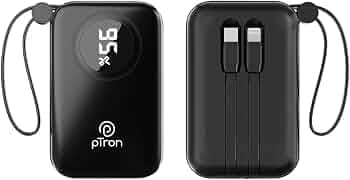 pTron Dynamo Electra 10000mAh 22.5W Nano Power Bank, HyperVolt EV Batteries, Compact Size Fast Charging, Support VOOC/Wrap/Dash Charging, 22.5W PD Fas...