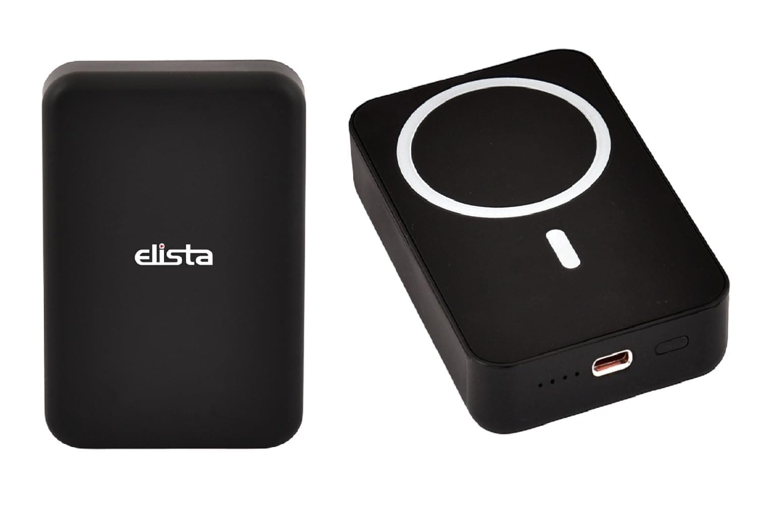Elista 10000mAh Magnetic Wireless Power Bank, 15W Wireless & 20W PD Fast Charging, Portable Charger with MagSafe Compatible Magnetic Pad for iPhone 12...