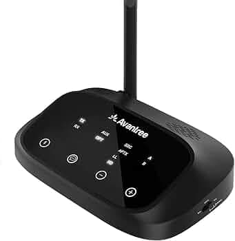Avantree Oasis Plus aptX HD Bluetooth Aduio Transmitter Receiver Long Range for TV Audio, Home Stereo, Optical Digital, AUX & RCA, Wired & Wireless Si...