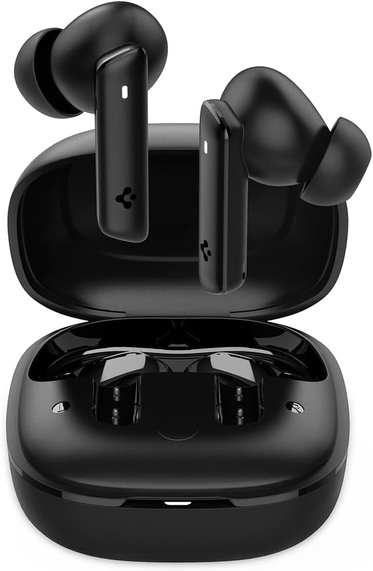 Spigen Audio Newly Launched SA-TW P20 True Wireless in Ear Earbuds with 30H Playtime, Upto 40dB 3 Multi-Mode ANC Pro, EQ Customizing App, 6-MIC, Low L...