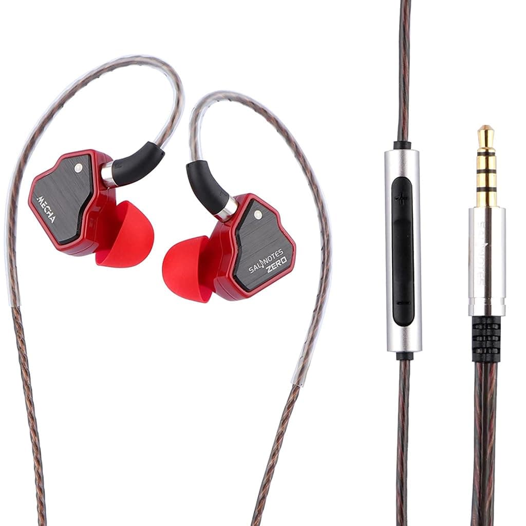7HZ Salnotes Zero in-Ear Monitor Wired Earphone with 10mm Dynamic Driver, Metal Composite Diaphragm, Noise Isolation, Detachable Cable