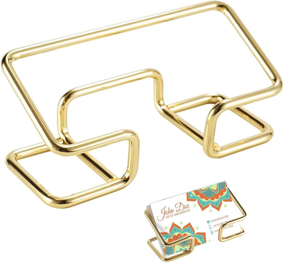 Climberty Visiting Card Holder for Men, Business Card Holder for Desk, Business Card Holder Display Stand, Modern Business Card Organizer, Desktop Bus...