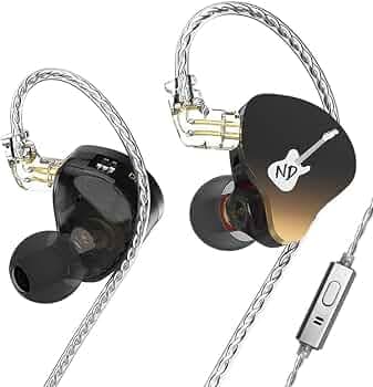 H HIFIHEAR ND DD3 in Ear Earphones,Dual Magnetic Dynamic Adjustable IEM Headphones,4 Tuning Modes Noise Cancelling Earbuds Ear Monitors Headphones for...