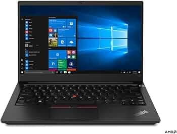 Lenovo ThinkPad E14 AMD Ryzen 5 4500U 14" (35.56cms) Full HD IPS Thin and Light Laptop (8GB RAM/ 256GB SSD/Windows 10 Home/Microsoft Office Home & Stu...