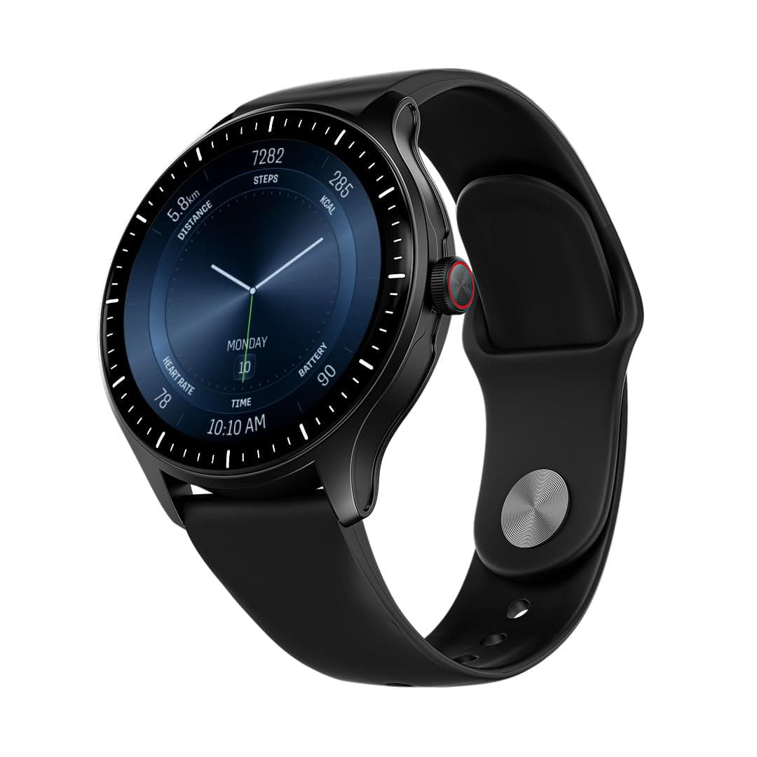 boAt Valour Watch 1 GPS, Advanced X2 Chip,6-Axis Motion 360 Tracking Sensor,15 Days Battery,1.43" AMOLED Display w/Gorilla Glass, AI Based Auto Gym, G...
