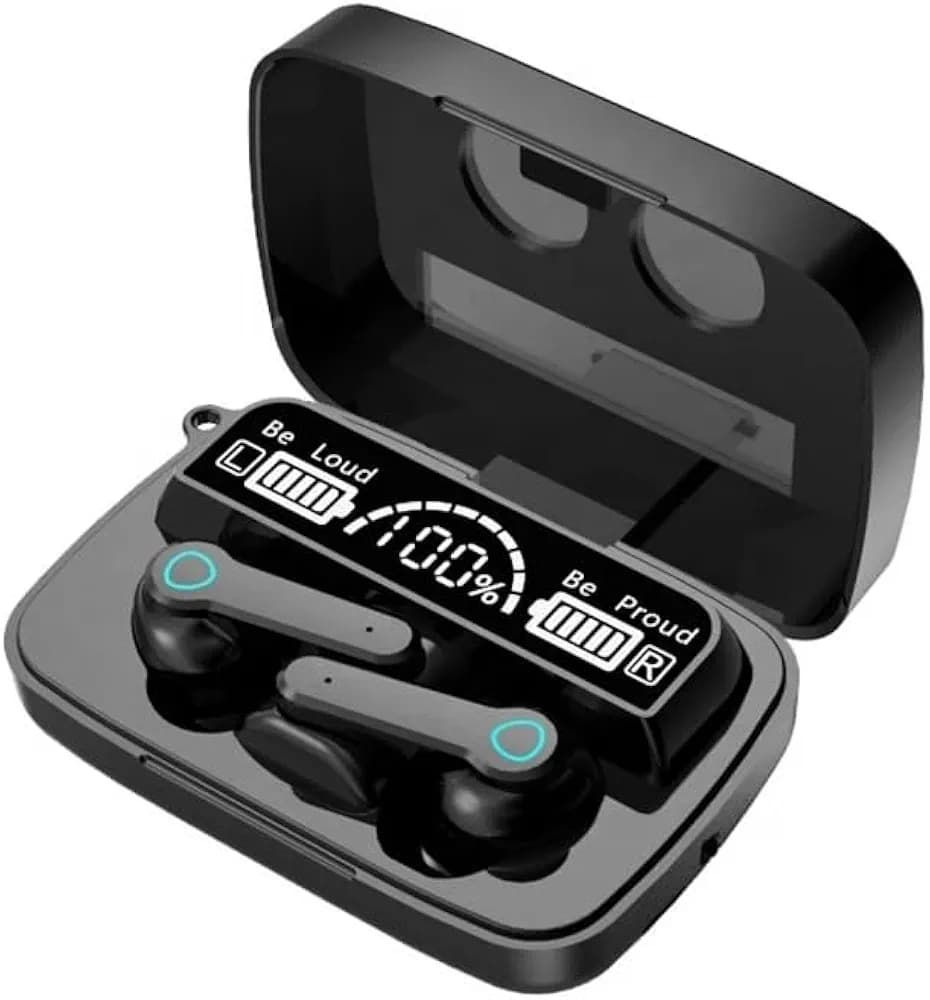Life Like M19 PRO TWS Earbuds with 20H PlaytimeTYPE-C Fast Charge,Touch Control,BT 5.1 (Black)