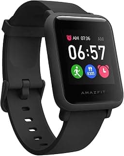 (Renewed) Amazfit Bip S Lite Smart Watch- Charcoal Black (30 Days Battery Life_5 ATM)