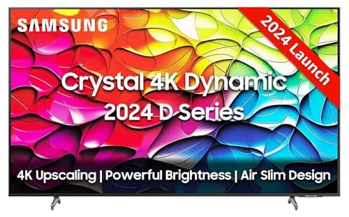 Samsung 163 cm (65 inches) D Series Brighter Crystal 4K Dynamic Ultra HD Smart LED TV UA65DUE80AKLXL (Titan Gray)