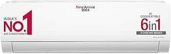 LG 1 Ton 3 Star Dual Inverter Split Ac (Copper, AI Convertible 6-In-1 Cooling, HD Filter with Anti-Virus Protection, 2024 Model, TS-Q12CNXE, White)