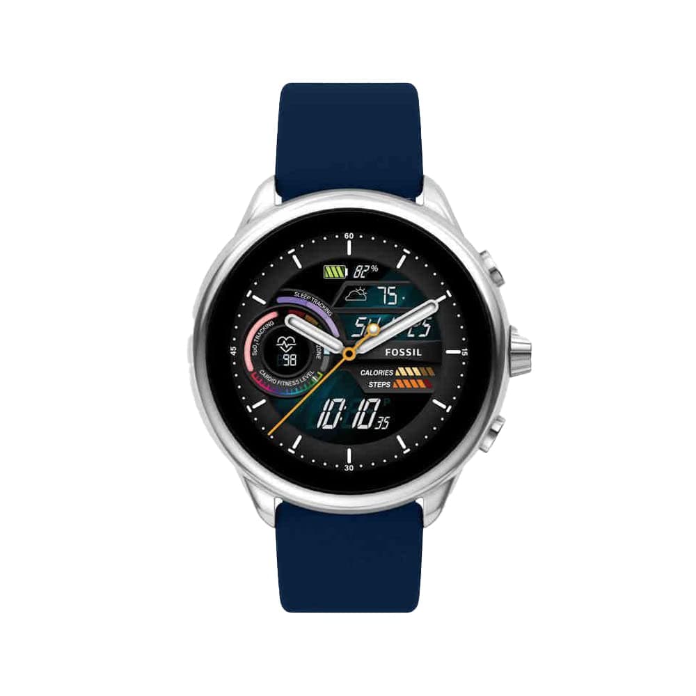 Fossil Gen 6 Smartwatch Wellness Edition with AMOLED Screen, Snapdragon 4100+ Wear Platform, Wear OS by Google, Google Assistant, SpO2, Wellness Features and Smartphone