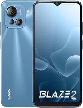 Lava Blaze 2 Pro (8 GB RAM, 128GB UFS Storage) - Swag Blue|50 MP AI Triple Camera |18W Fast Charger| 6.5 inch(16.5cm) Display with 5000 mAh Battery| U...